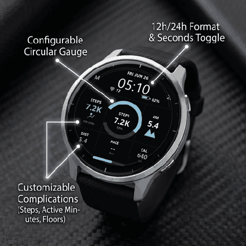 DataMax Dashboard on Garmin