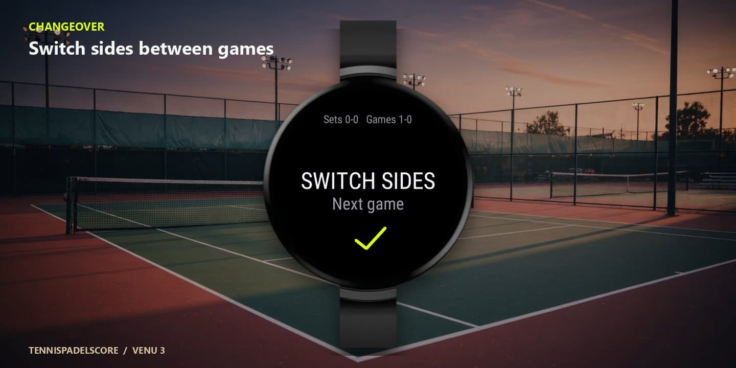 TennisPadelScore on Garmin